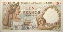100 Francs SULLY FRANCE  1939 F.26.19