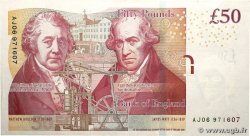 50 Pounds ENGLAND  2010 P.393a VF