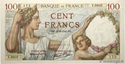100 Francs SULLY FRANCE  1940 F.26.27