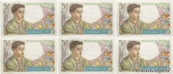 5 Francs BERGER Consécutifs FRANCE  1943 F.05.05 UNC