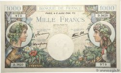 1000 Francs COMMERCE ET INDUSTRIE FRANCE  1944 F.39.10