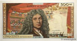 500 Nouveaux Francs MOLIÈRE FRANCE  1966 F.60.09