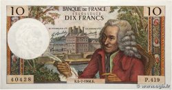10 Francs VOLTAIRE FRANCE  1968 F.62.33