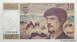 20 Francs DEBUSSY FRANCE  1981 F.66.02W7