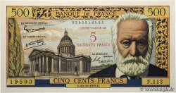 5 NF sur 500 Francs Victor HUGO FRANCE  1958 F.52.01