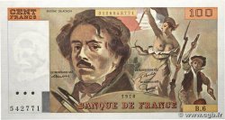 100 Francs DELACROIX modifié FRANCE  1978 F.69.01d