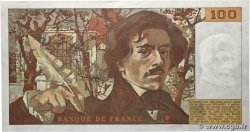 100 Francs DELACROIX modifié FRANCE  1987 F.69.11 UNC-