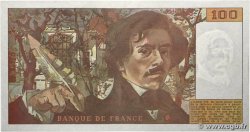 100 Francs DELACROIX imprimé en continu FRANCE  1990 F.69bis.02d SPL