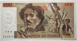100 Francs DELACROIX imprimé en continu FRANCE  1993 F.69bis.05