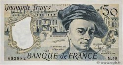 50 Francs QUENTIN DE LA TOUR FRANCE  1987 F.67.13