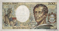 200 Francs MONTESQUIEU FRANCE  1987 F.70.07