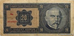 20 Korun TSCHECHOSLOWAKEI  1926 P.021a S