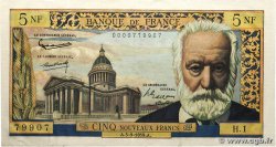 5 Nouveaux Francs VICTOR HUGO FRANCE  1959 F.56.01