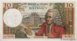 10 Francs VOLTAIRE FRANKREICH  1971 F.62.53