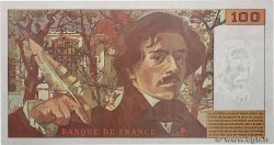 100 Francs DELACROIX 442-1 & 442-2 FRANKREICH  1994 F.69ter.01c fST+