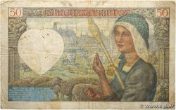 50 Francs JACQUES CŒUR FRANCE  1941 F.19.10 B