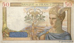 50 Francs CÉRÈS modifié FRANCE  1939 F.18.26 B