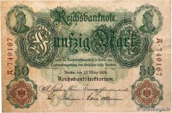 50 Mark ALLEMAGNE  1906 P.026b
