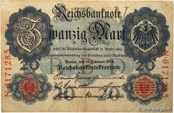 20 Mark ALLEMAGNE  1914 P.046b