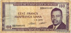 100 Francs BURUNDI  1979 P.29a