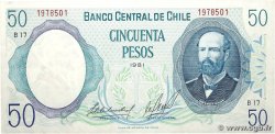 50 Pesos CHILI  1981 P.151b