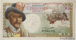 50 Francs Belain d&nbsp;Esnambuc CCFOM AFRIQUE ÉQUATORIALE FRANÇAISE  1947 A.132a