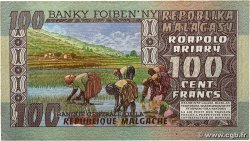 100 Francs - 20 Ariary MADAGASKAR  1974 P.063a SS