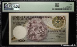 100 Francs CONGO BELGE  1960 P.33c SUP