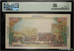5 NF sur 500 Francs Pointe à pitre Numéro spécial MARTINIQUE  1960 P.38 TTB