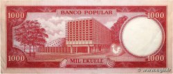 1000 Ekuele GUINÉE ÉQUATORIALE  1975 P.13 SUP