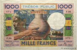 1000 Francs FRENCH AFARS AND ISSAS  1974 P.32