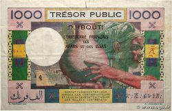 1000 Francs FRENCH AFARS AND ISSAS  1974 P.32 F+