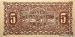 5 Mil Reis BRAZIL São  Paulo 1932 PS.861b VF+