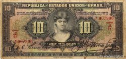 10 Mil Reis BRASIL  1926 P.103a RC+