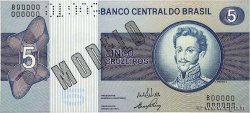 5 Cruzeiros Spécimen BRAZIL  1970 P.192bs UNC