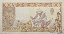 1000 Francs WEST AFRIKANISCHE STAATEN  1990 P.707Kj fS