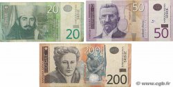 20,50 ET 200 dinars Lot SERBIEN  2006 P.47, P.56b et P.42a S