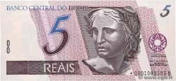 5 Reais Remplacement BRAZIL  1994 P.244ar UNC