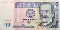 10 Intis Remplacement PERU  1987 P.129r