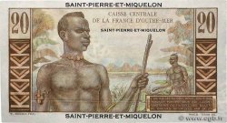 20 Francs Émile Gentil SAINT-PIERRE UND MIQUELON  1946 P.24 ST