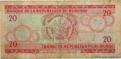 20 Francs BURUNDI  1977 P.27a S