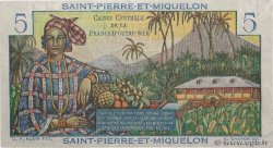 5 Francs Bougainville SAINT-PIERRE UND MIQUELON  1946 P.22 fST