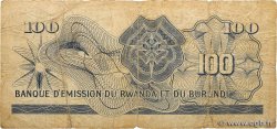 100 Francs RWANDA BURUNDI  1960 P.05 SGE