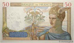 50 Francs CÉRÈS modifié FRANKREICH  1938 F.18.08 SS