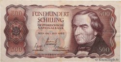500 Schilling AUTRICHE  1965 P.139a