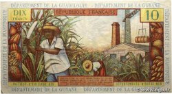 10 Francs FRENCH ANTILLES  1964 P.08b VF-