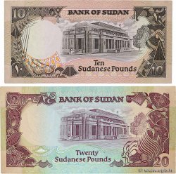 10 et 20 Pounds Lot SOUDAN  1991 P.46 et P.47 NEUF
