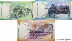 5, 10 et 20 Pounds Sterling Lot GIBRALTAR  2010 P.35, P.36a et P.37 pr.NEUF