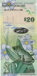 20 Dollars Petit numéro BERMUDAS  2009 P.60b