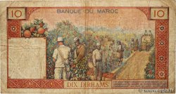 10 Dirhams MAROC  1960 P.54a TB